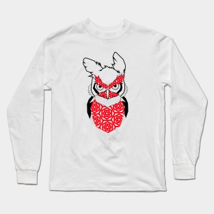 Owl design tattoo Long Sleeve T-Shirt